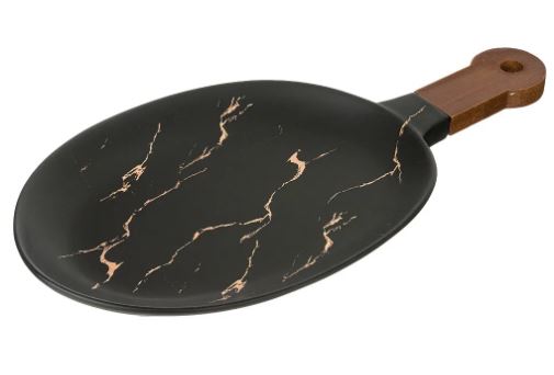 Блюдо Для Сервировки С Деревянной Ручкой Коллекция 